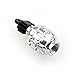 Ularmo 2PCS Grenade Alloy Valve Caps Dust Covers Bike Bicycle MTB BMX Car (silver)
