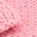 Play Tailor Chunky Knit Blanket for Newborn Photography Props Baby Photo Backdrop Rugs Newborn Basket Filler (19.7
