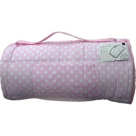 Ellie and Luke SoHo Toddler Cotton Nap Mat, Soft Pink Polka - Thumbnail 2