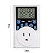 Finduat Timer Switch Outlet, 15A/1800W Infinite Loop Programmable Digital Timer Socket With Alarm, Countdown, Timing Cycle for Plants, Gardening, Lights, Water Pump