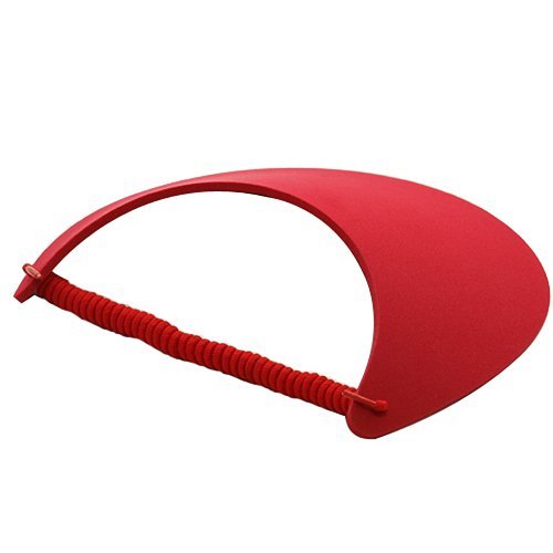 Foam Sun Visors (9-inch)-Red