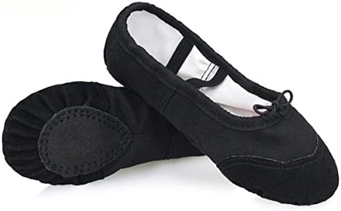 lovewhitewolf Ballet Slippers Classic Split-Sole Canvas Dance Gymnastics Yoga Shoes Flats Toddler/Kid