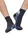 Men's Athletic Hiking Socks-6Pack Short Running Camping Cushion Quarter Socks-Low Ankle Cut