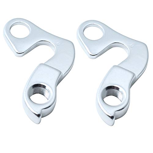 AUTUT 2pcs Universal Bicycle Bike Derailleur Hanger Frame Gear Tail Hook (9mm Thread Diameter) - Thumbnail 3