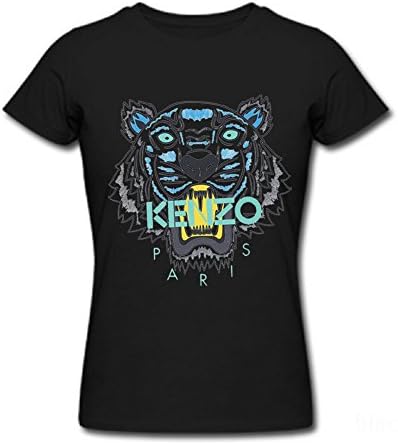 Ahhsywv Womens T-shirts Classic Style Kenzo Black Size XL