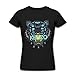 Ahhsywv Womens T-shirts Classic Style Kenzo Black Size S