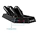 Kootek Vertical Stand for PS4 Pro with Cooling Fan, Controller Charging Station for Sony Playstation 4 Pro Game Console, Charger for Dualshock 4 (Not for Regular PS4/Slim)thumb 2