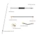 ZALALOVA Pressure Washer Wand Extension, 6Pcs Stainless Steel Extension Wand 1Pc 30¡ãDegrees Curved Rod Extension 8.1ft Replacement Lance 1/4