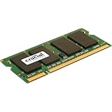 Crucial 2GB Single DDR2 800MHz (PC2-6400) CL6 SODIMM 200-Pin Notebook Memory Module CT25664AC800