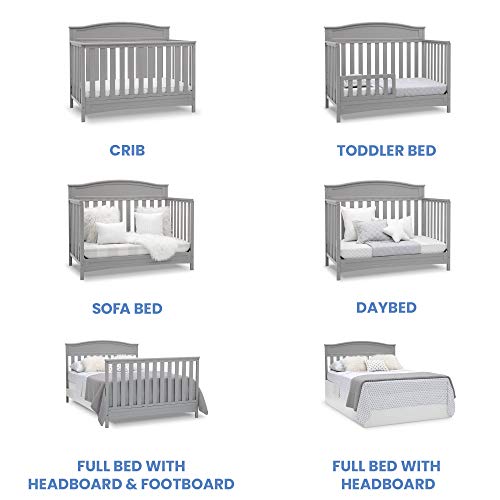 Delta Children Emery 4in1 Convertible Baby Crib Greenguard Gold