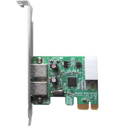 HighPoint RocketU 1022A SuperSpeed USB 3.0 PCI-Express 2.0 x1 Non-RAID HBA