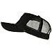 E4hats New Big Size Trucker Mesh Cap - Black (For Big Head)