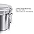 4-Piece Stainless Steel Airtight Canister Set, ENLOY Food Storage Container for Kitchen Counter, Tea, Sugar, Coffee…