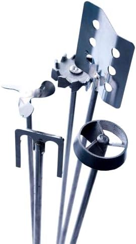 Velp A00001310 Stirring Shaft with Turbo Propeller, 7 mm Diameter, 450 mm Length