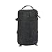 LUXUR Retro Duffel Cylinder Bag 27L Canvas Travel Backpack for Men Hiking Luggage Weekend Bag , Black