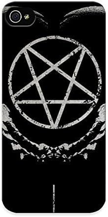Standinmyside High Grade Flexible Tpu Case For Iphone 5/5s - Dark Horror Gothic Occult Satan Penta Symbol Skull Horns ( Best Gift Choice For Thanksgiving Day)