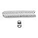 Eliseo 50 Pack Stainless Steel 90 Degree Angle L Shaped Bracket,Corner Brace Joint Bracket Fastener, 20mm x 20mm x 16mm, Silver Tone, Round End, 2 Holes- Metal