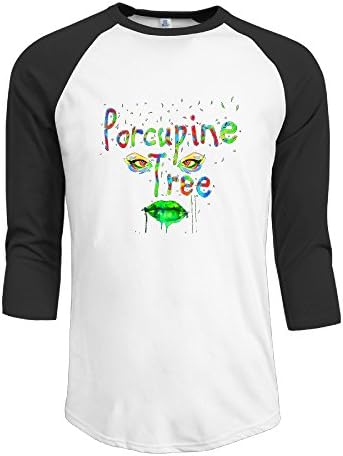 Men Porcupine Tree Band Album In Absentia Vintage 3/4 Sleeve Raglan Shirts