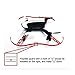 DZT1968 2pc Left &Right Side Quick-Release Propeller Guard Protector For Parrot Bebop 2.0 Props Bumper Easy Mount (Red)