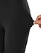 Lock and Love WB961 Womens Slim-Fit Bootleg Yoga Pants L Black
