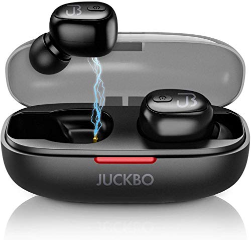 Wireless Earbuds, Bluetooth 5.0 Headphones/Earbuds, Sweatproof Sports Earbuds Built-in Mic Noise Cancelling Hi-Fi Stereo Sound for Running/Workout Compatible with Samsung Android iphone Cellphones
