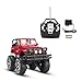 SZJJX 1:10 Remote Control Car 4WD Shaft Drive Truck Large Four-wheel Drive Remote Super Off-road racing Toy Radio Controlled rc Chargeable Off-road Rock Crawler(JJX 601 Vehicle Red)