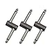 Sonicake 1/4 inch Z type pedal coupler (3 Pack) for guitar effect pedal connector