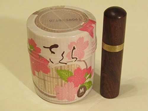 Portable Ebony Wooden Capsule Box Type Toothpick Holder and One Pack of 500 Organic Birch Wood Toothpicks. Good For Home Hiking Travel Restaurant and Hotel (2 items)