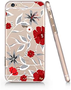 Floral Tropical Pattern Slim Iphone 6 6S Case, Clear Iphone 6 6S Hard Cover Case For Apple Iphone 6/6S -Emerishop