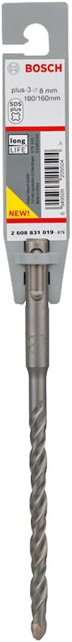 Bosch SDS Plus-3 Hammer Drill Bit 8 x 100 x 160 mm view 2