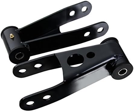 HeavyMetal - Suspension Drop Kit 2 Rear Drop Shackles Chevy Silverado 1500 4x2 4x4 by Heavy Metal Suspensions