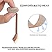 Keasy Replacement Bands Compatible with Fitbit Charge 2, Stainless Steel Metal Lock Replacement Wristband for Women Men (Small, Rose Gold)