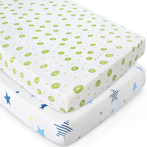 Muslin Sheets Fit for Mika Micky, Baby Delight, Graco