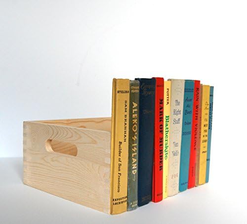 Handmade Secret Storage Caddy, Vintage Book Collection, Wood Storage Crate, Decorative Storage Box, Home Decor- Made from Recycled Books