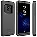 Galaxy S9 Plus Battery Case with Qi Wireless Charging Compatibility, Alpatronix BX440plus 6.2-inch 4600mAh Slim Rechargeable Protective Portable Backup Charger for Samsung S9+ [Android 8.0] - Black