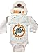 Star Wars Baby Boy BB8 Bodysuit Long Sleeve Set Bodysuit and Hat (NB)