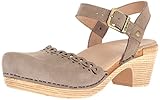 Dansko Women's Marta Flat Sandal, Taupe Milled Nubuck, 40 EU/9.5-10 M US