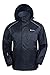 Mountain Warehouse Pakka Mens Packable Jacket -Waterproof Summer Coat Black X-Large