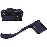 Metal Thumb Button Compatible with Fujifilm Fuji X-M5 Camera, Thumb Handle Thumb Grip with Hot Shoe Mount Cover Cap, Finger Handle, Thumb Grip Extension