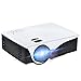 GYMAN Projector 2000 Lumens LCD Home Theater Projector Video with Free HDMI for Gaming and Watching