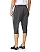 BALEAF Men's 3/4 Workout Joggers Capri Pants Running Training Side Pockets Dark Gray Size M