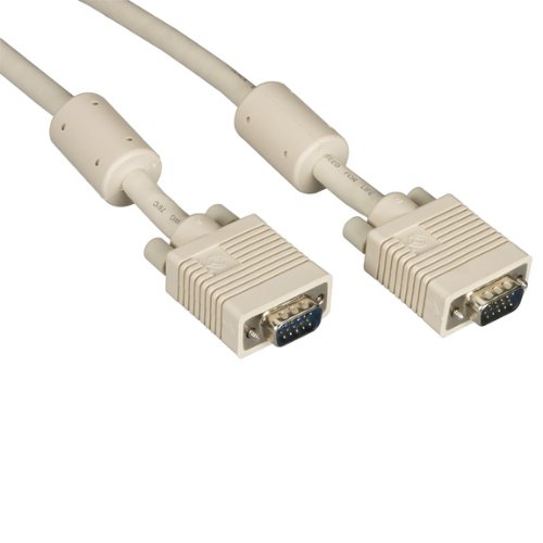 Vga Video Cable with Ferrite Core, Male/