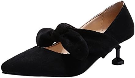 ❤️❤️Hot Sale New Fashion 2018 Valentine's Day!Women Summer Sandals Pointed Pointed Pumps Shoes High Heels Shoes Wedding Stiletto Shoes (Black, US:7)