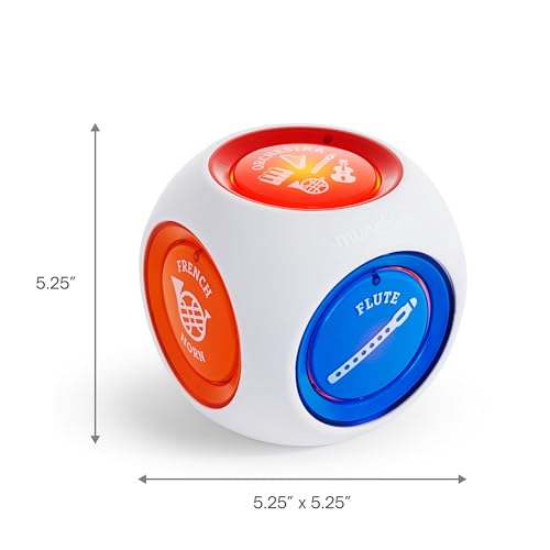 Munchkin Mozart Magic Cube Music Toy for Baby and Toddler - Includes 5 Instrument Sounds, 8 Mozart Songs and Lights