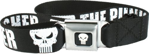 Buckle-Down Adjustable Seatbelt Belt (The Punisher Logo)