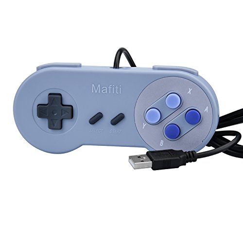 image for Mafiti GP100 2 Pack SNES Retro USB Super Nintendo Controller, PC USB C