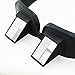 Enshey Horizontal Lazy Glasses High Definition Prism Periscope Eyeglasses Spectacles universal myopia or Presbyopia Usable Lie Down for Reading and Watching TV in bed Unisex