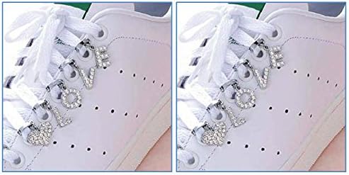 Set of 2 Shoe Lace Charms (L-O-V-E)