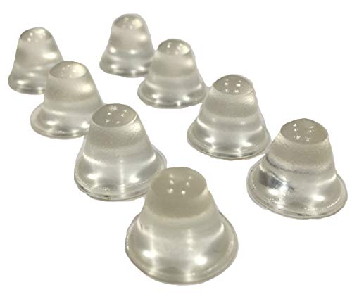GorillaGrit 20 PC Cone Shaped Clear Rubber Bumpers - Self-Adhesive Spacers & Feet For Electronics, Furniture 10 thumbnail image