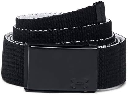 Amazon Co Jp Under Armour アンダーアーマー Uaリバーシブルウェビングベルト レディース ゴルフ ベルト 001blk Mga Sil Onesize スポーツ アウトドア